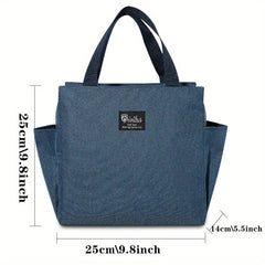 Floral Monogram Insulated Lunch Bag & Tote