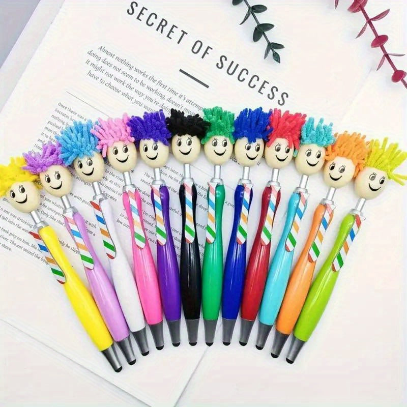 10pcs Cartoon Pen Set Green And Red Durable And Fun Plastic Material