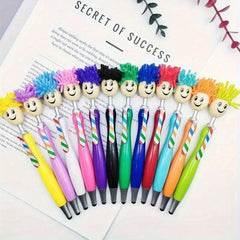 10pcs Cartoon Pen Set Green And Red Durable And Fun Plastic Material