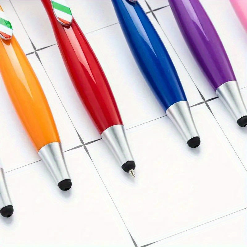 10pcs Cartoon Pen Set Green And Red Durable And Fun Plastic Material