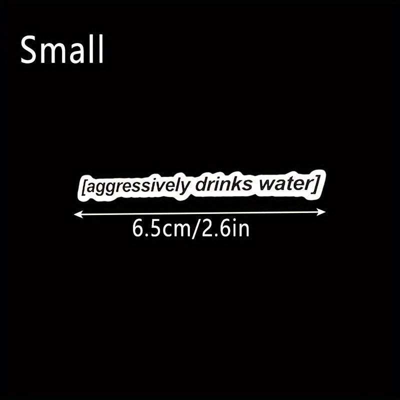 Positive Drinking Stickers for Water Bottles - Hydration Reminder Decals