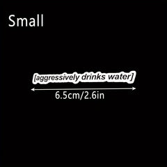 Positive Drinking Stickers for Water Bottles - Hydration Reminder Decals