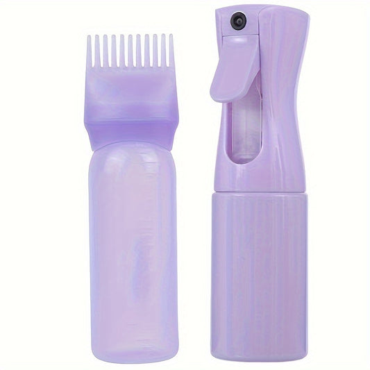 Hair Styling Set: Spray Bottle & Root Comb Applicator