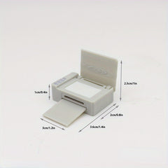 Realistic Printer Dollhouse Accessory 1:12 Scale Mixed Media Prop