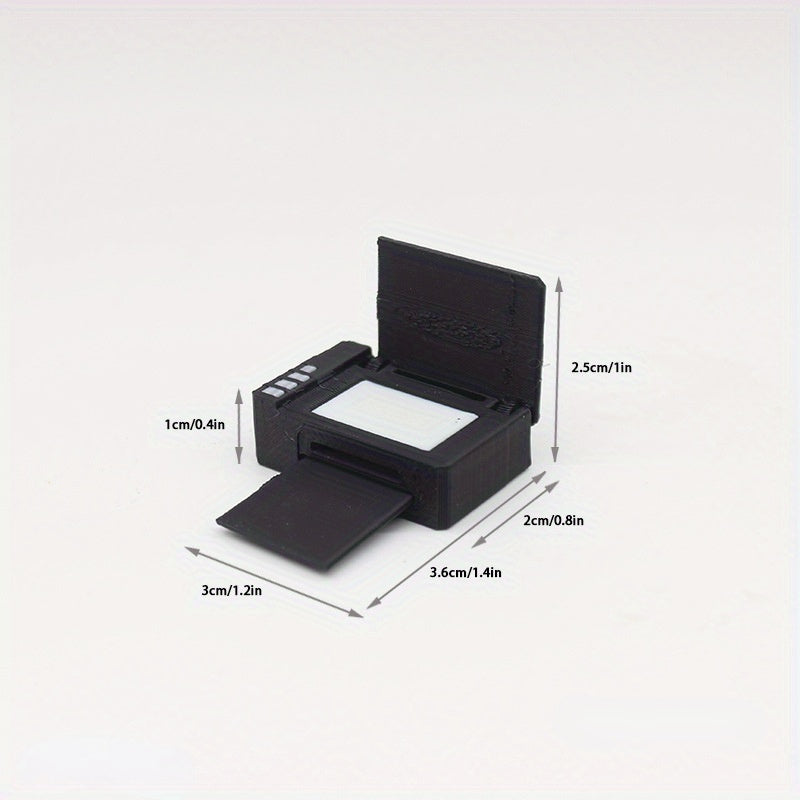 Realistic Printer Dollhouse Accessory 1:12 Scale Mixed Media Prop