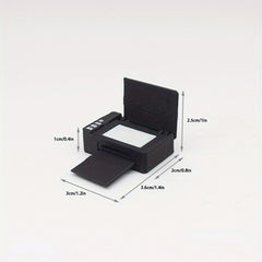 Realistic Printer Dollhouse Accessory 1:12 Scale Mixed Media Prop