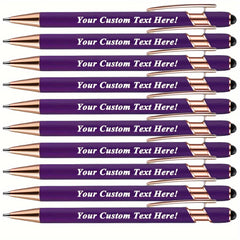 15pcs Custom Aluminum Ballpoint Pens for Events and Parties