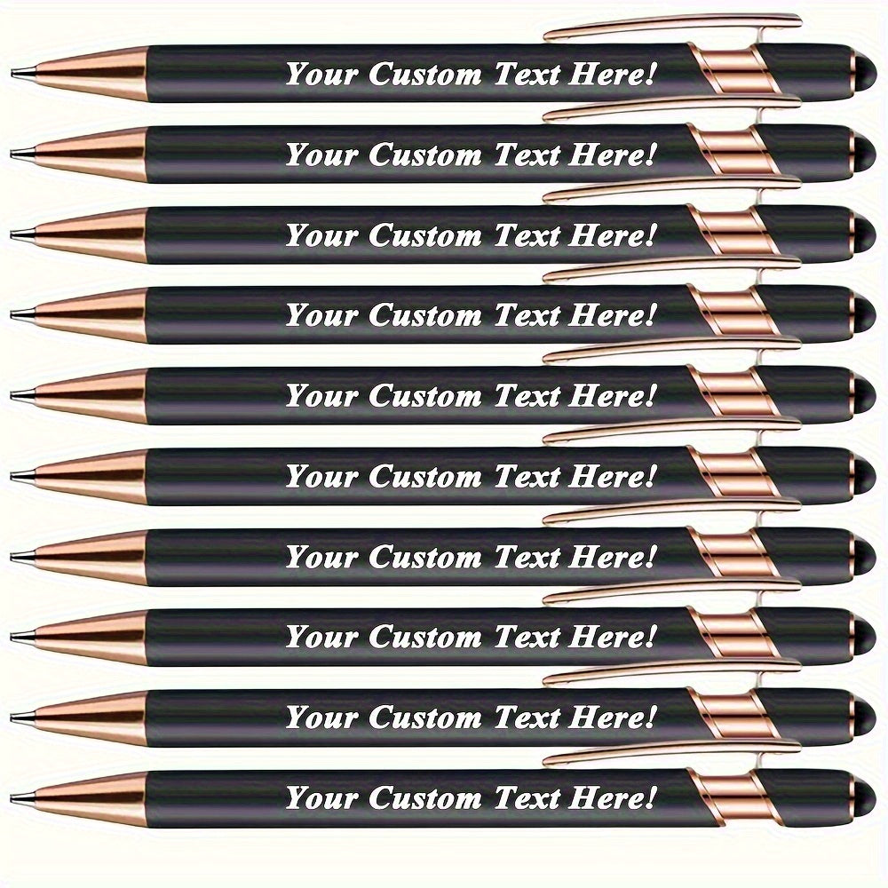 15pcs Custom Aluminum Ballpoint Pens for Events and Parties