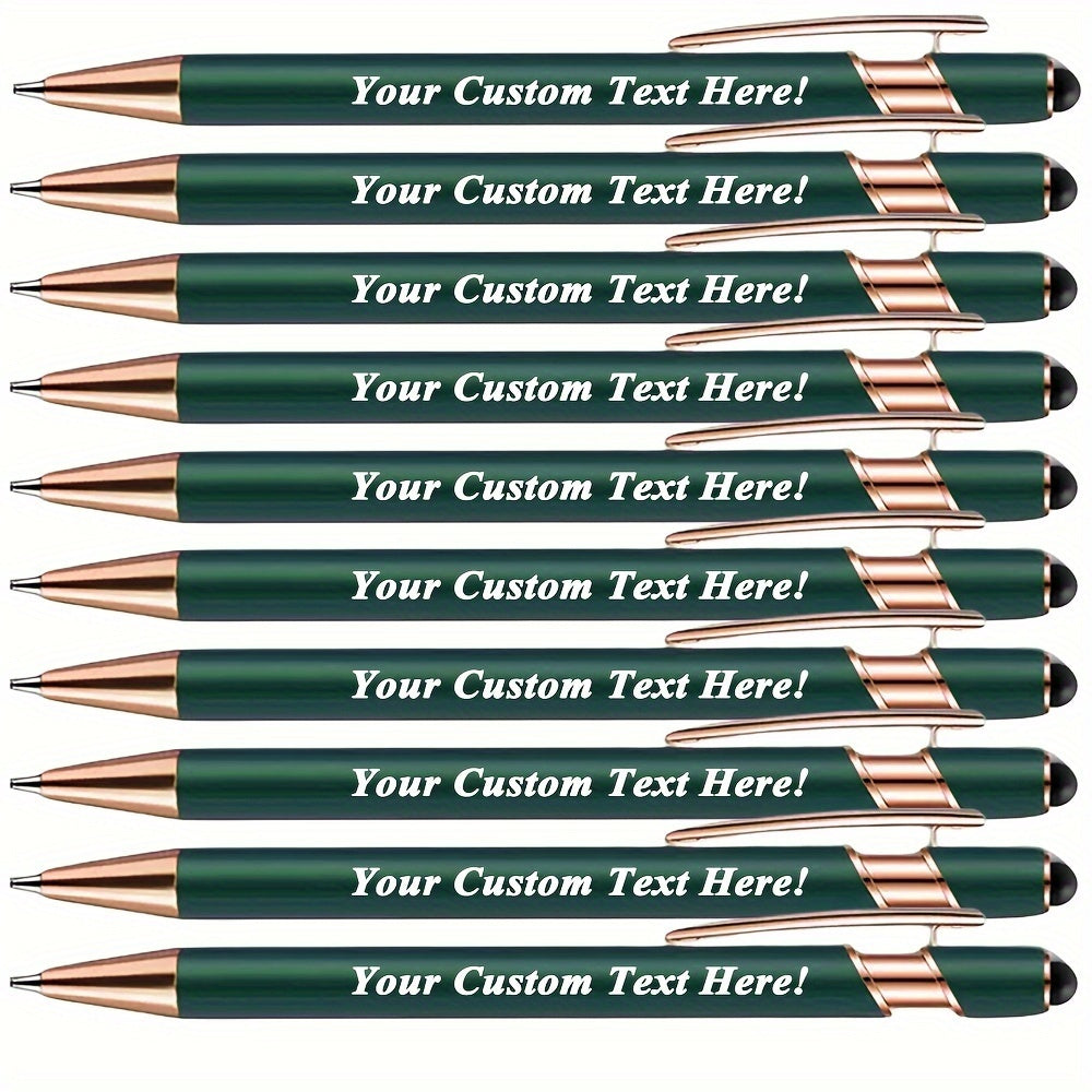 15pcs Custom Aluminum Ballpoint Pens for Events and Parties