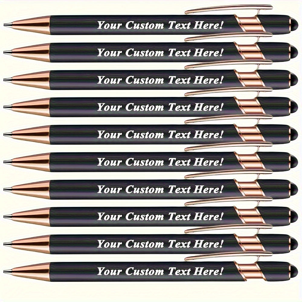 15pcs Custom Aluminum Ballpoint Pens for Events and Parties