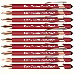 15pcs Custom Aluminum Ballpoint Pens for Events and Parties