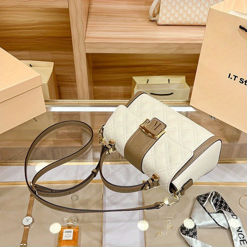 Women's Square Crossbody Bag with Adjustable Strap
