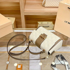 Women's Square Crossbody Bag with Adjustable Strap
