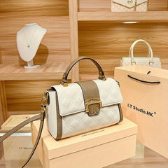 Women's Square Crossbody Bag with Adjustable Strap