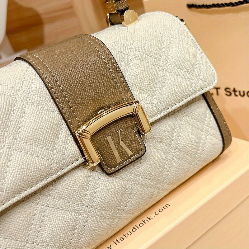 Women's Square Crossbody Bag with Adjustable Strap