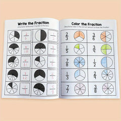 LACHILLY Fraction Workbook for Kids - Math Practice Book