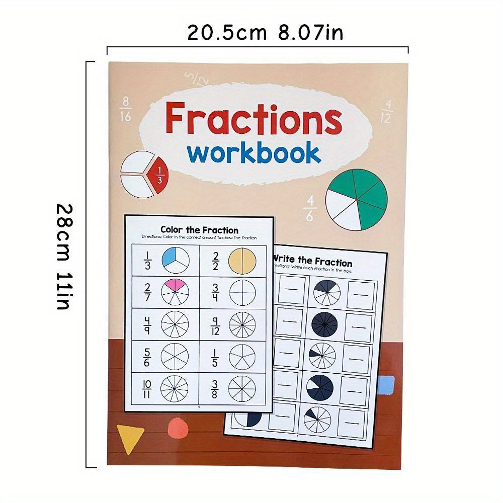 LACHILLY Fraction Workbook for Kids - Math Practice Book