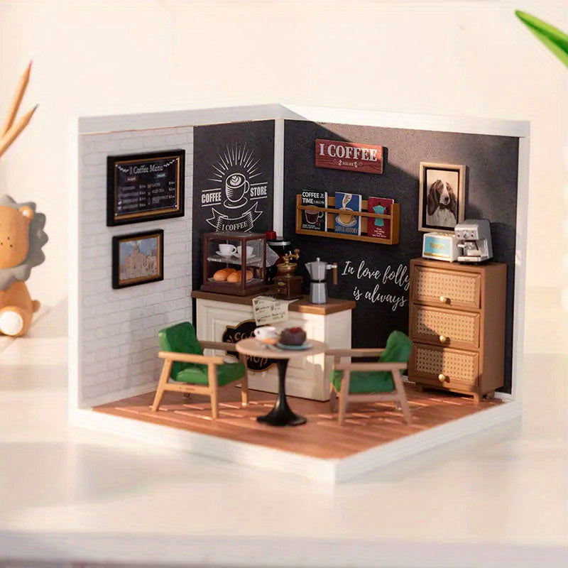 3D Plastic Puzzle Doll House Model Kit DIY DW001B
