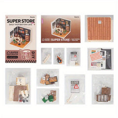 3D Plastic Puzzle Doll House Model Kit DIY DW001B