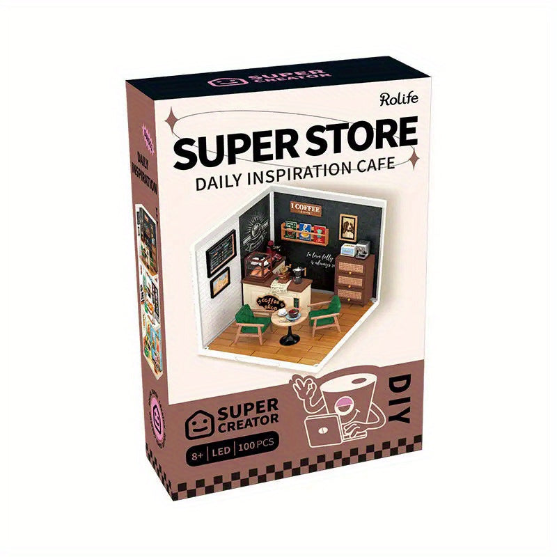 3D Plastic Puzzle Doll House Model Kit DIY DW001B