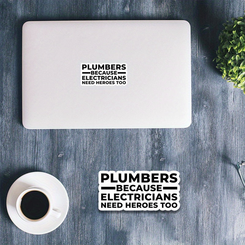 Plumber Heroes Vinyl Sticker Set - Waterproof Decals