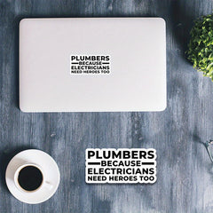 Plumber Heroes Vinyl Sticker Set - Waterproof Decals