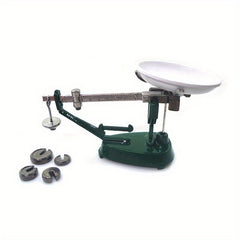 Mini Mechanical Platform Scale Green Metal Old fashioned Disc Scale Model