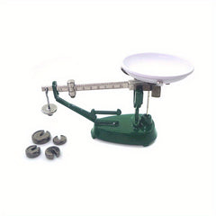 Mini Mechanical Platform Scale Green Metal Old fashioned Disc Scale Model