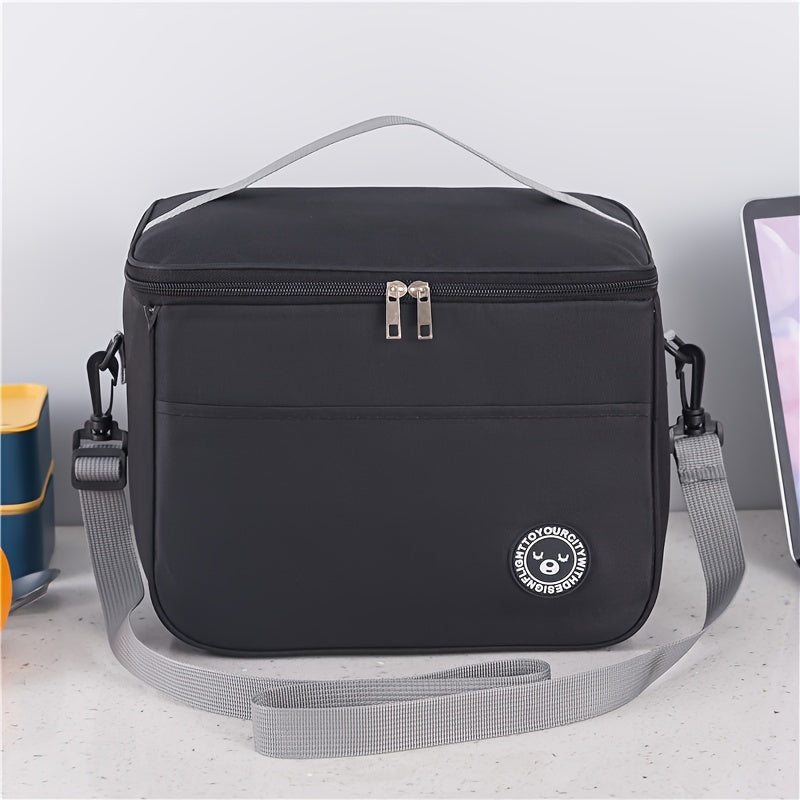 Large Insulated Lunch Bag with Shoulder Strap Waterproof