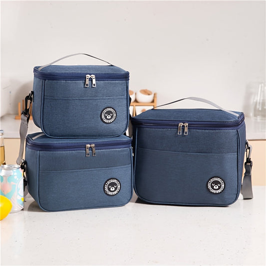 Large Insulated Lunch Bag with Shoulder Strap Waterproof