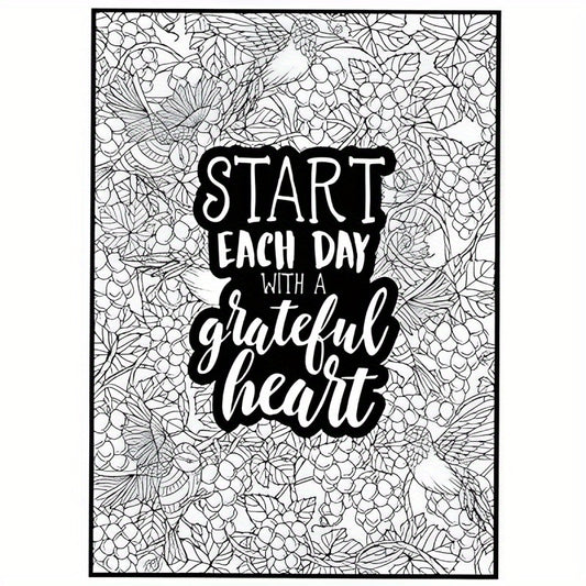 Deluxe Coloring Book: 22 Pages of Inspiration on Thick Paper
