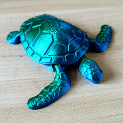 3D Printed Flexible Turtle Laser Octopus Colorful Animals Articulated Figures