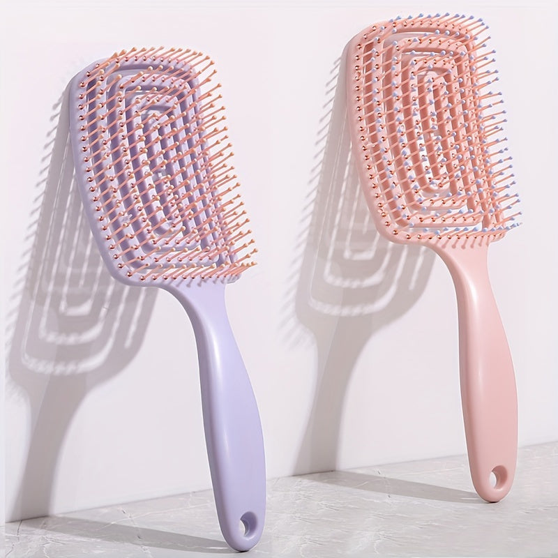 2pcs Detangling Hair Brush Set for Wet Dry Styling