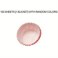 100 Pack Christmas Cupcake Liners Festive Baking Cups