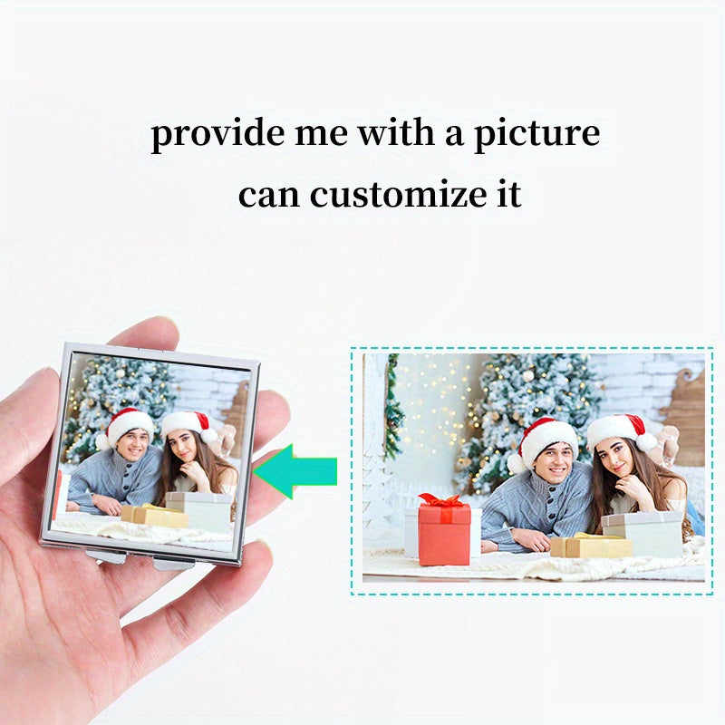 Customizable DIY Pattern Pill Organizer Metal Box Portable for Travel