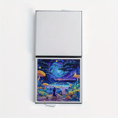 Compact 4 Compartment Pill Organizer with Seaside Portable Medicine Box