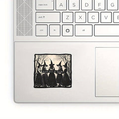 Cartoon Witch Girl Stickers, Self-Adhesive, Matte Finish, Single Use