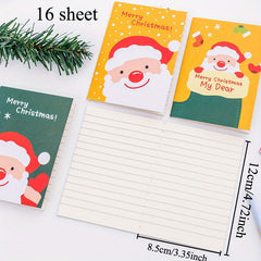 30 Pack Christmas Notebooks Hardcover Cartoon Journals Snowflake Theme