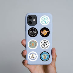 500pcs Vet Med Aesthetic Graffiti Stickers Cartoon Decals Pack