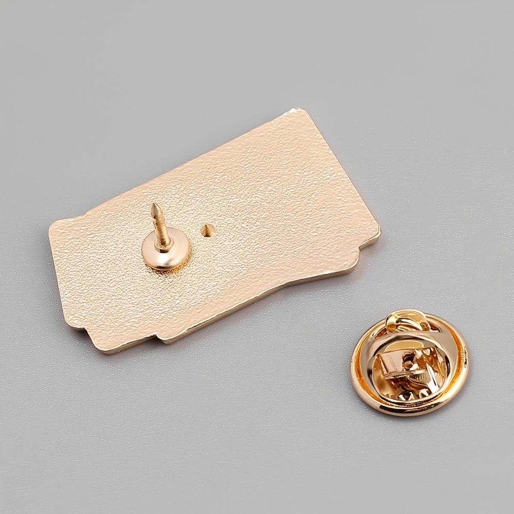 Protect Earth Enamel Brooch Creative Decorative Accessory
