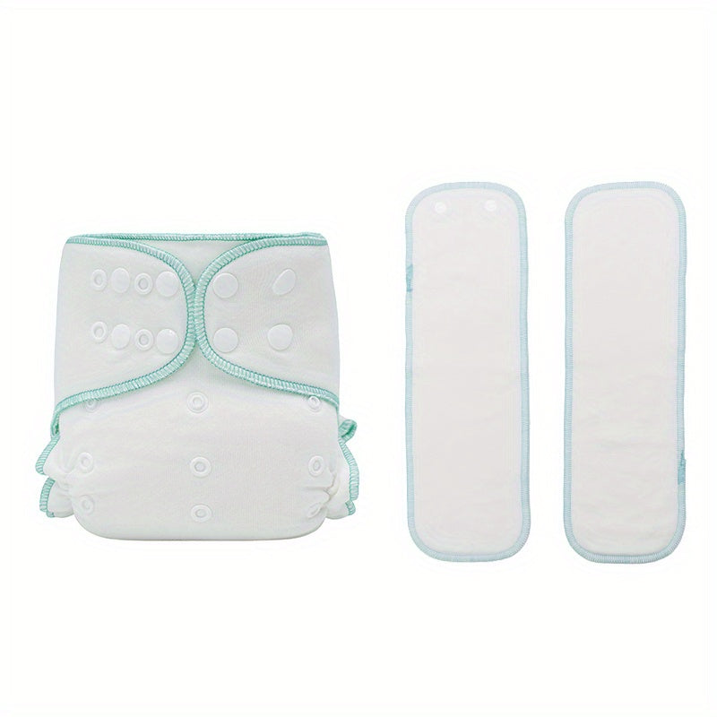 Reusable Bamboo Cotton Cloth Diaper for Baby Boys and Girls