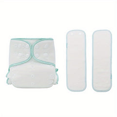 Reusable Bamboo Cotton Cloth Diaper for Baby Boys and Girls