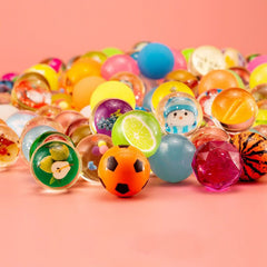 20 Colorful Small Rubber Bouncy Balls Bulk Prizes Birthdays Gift Vending Machine