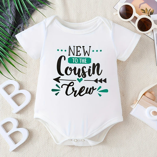 Cousin Crew Short Sleeve Onesie for Baby Boys and Girls