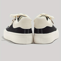 Women's Platform Canvas Low Top Sneakers