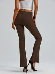 Women's High Waist Flared Leggings for Yoga Workout
