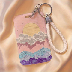 Sun Moon Crad Holder Set Access Protection Work ID Souvenir Display