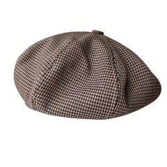 Vintage Plaid Beret Casual Cotton Painter Hat