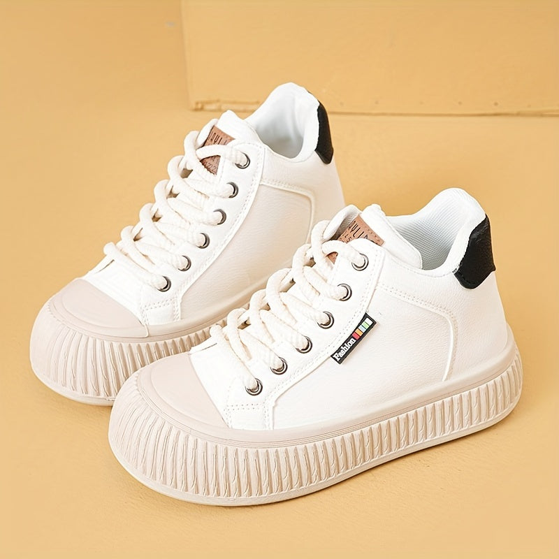 Women's Letter Pattern High Top Board Shoes Outdoor Sneakers