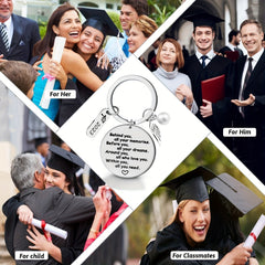 Graduation Keychain Senior Graduation For Her Him Stainless Steel